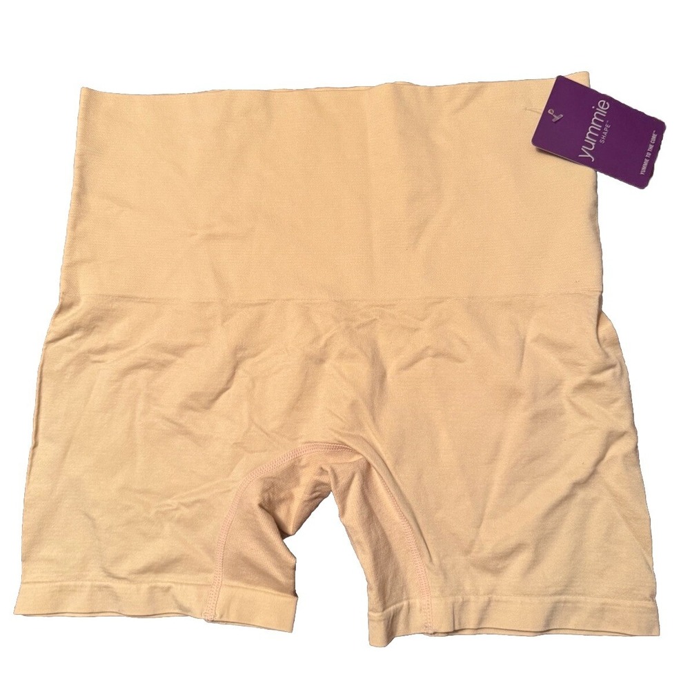 Yummie Nude Seamless Panty Shapewear Shaping Boy Short Nude Size 1X / 2X NWT